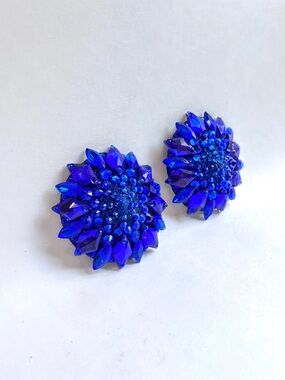 Blue Rhinestone Reusable Pasties